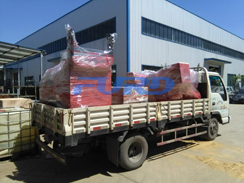 福瑞得機械手扶雙輪壓路機，座駕壓路機正式裝車發往客戶所在地
